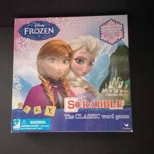 Hasbro Cardinal Disney Frozen Edition Scrabble The Classic Word Game Ages 4+